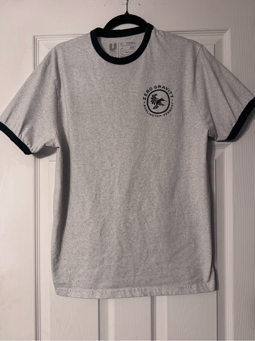 T-Shirt with Green Trim